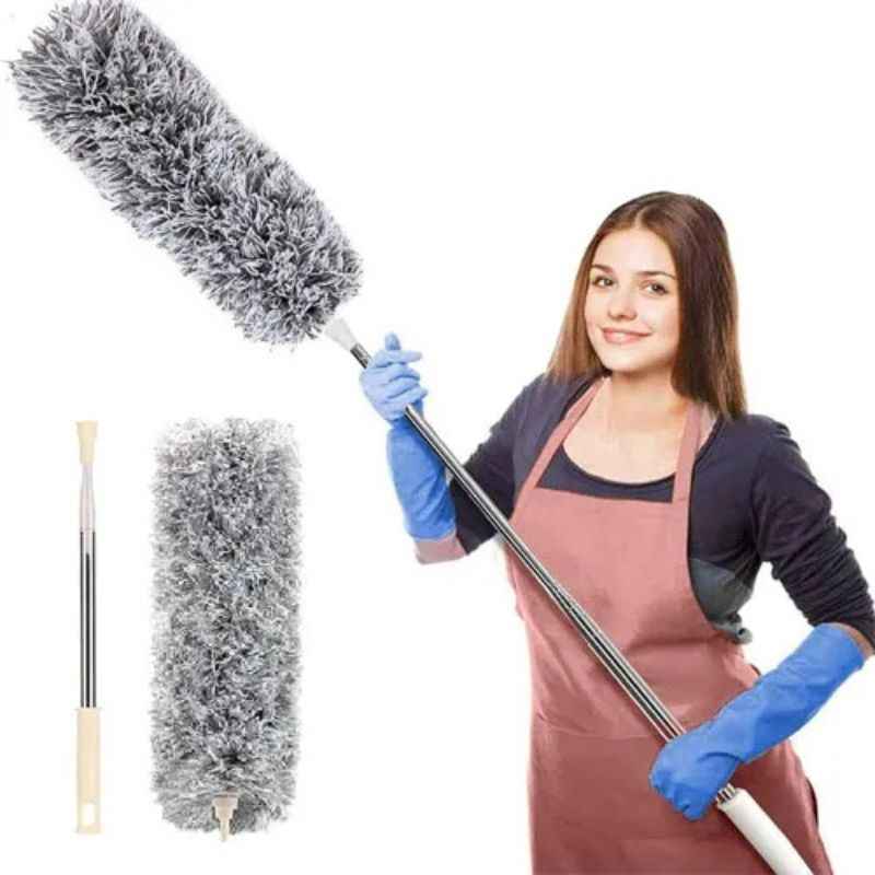 Extendable Microfiber Duster with Telescopic Handle | Long Reach, Bendable Head & Washable Cleaner - Livine Store