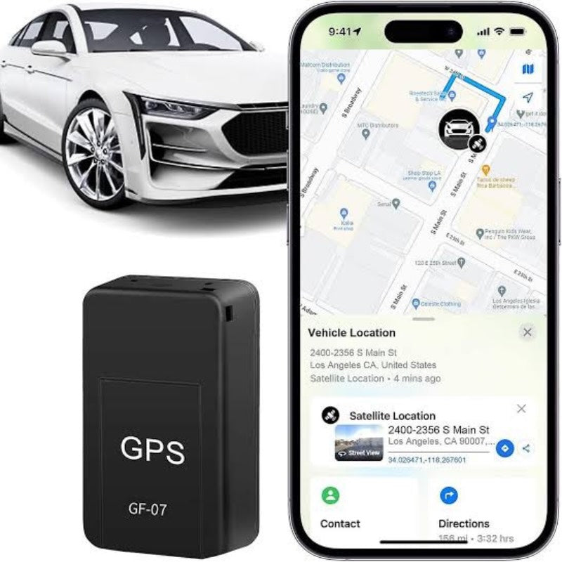 Mini Magnetic GPS Tracker with Real-Time Location, Voice & Route Recording - Livine Store