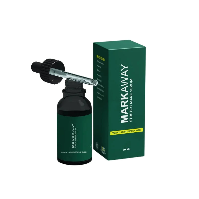 Markaway Stretch Mark Serum 30ml | Herbal Formula for Scars & Skin Elasticity - Livine Store
