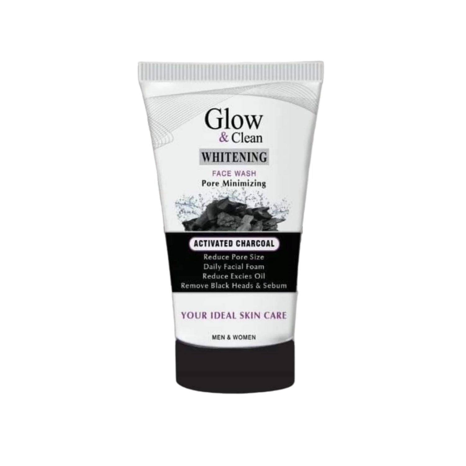 Glow & Clean Charcoal Face Wash | Deep Cleansing Oil Control & Pore Care - Livine Store