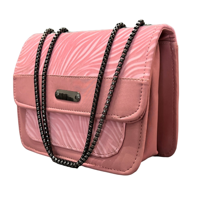 Luxury Women’s Shoulder Bag in Pink Faux Leather for Casual, Work, and Formal Use - Livine Store