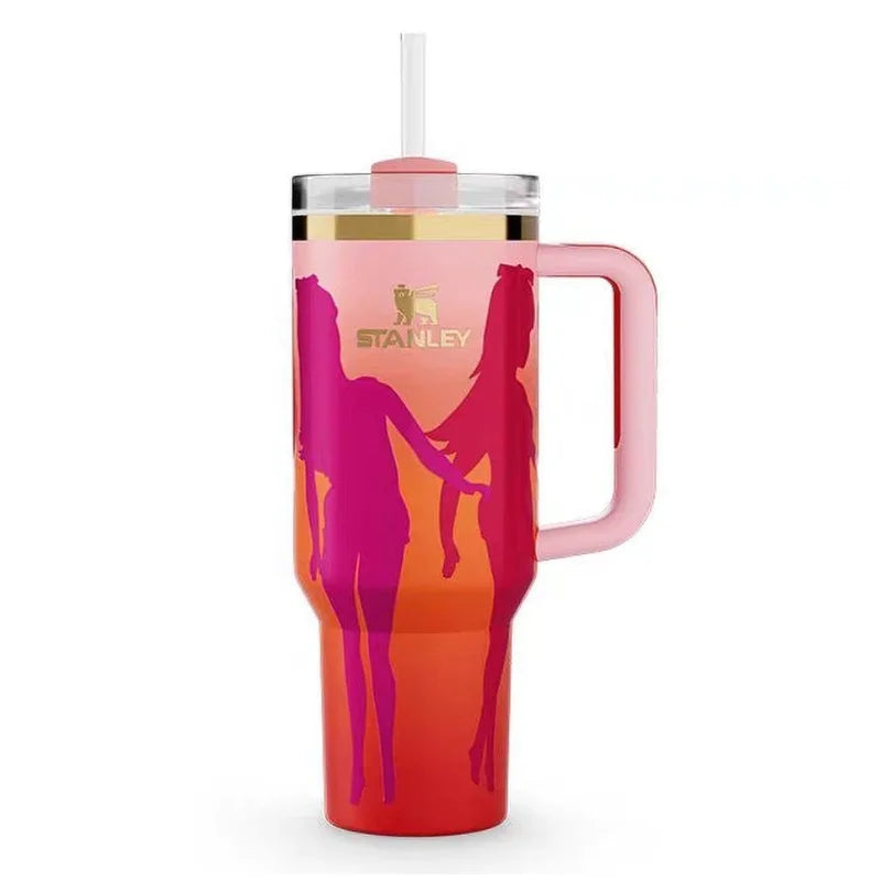 Pink Barbie Stanlay Tumbler | H2.0 Tumbler 1.18L Limited Edition Double Wall Vacuum Insulated - Livine Store