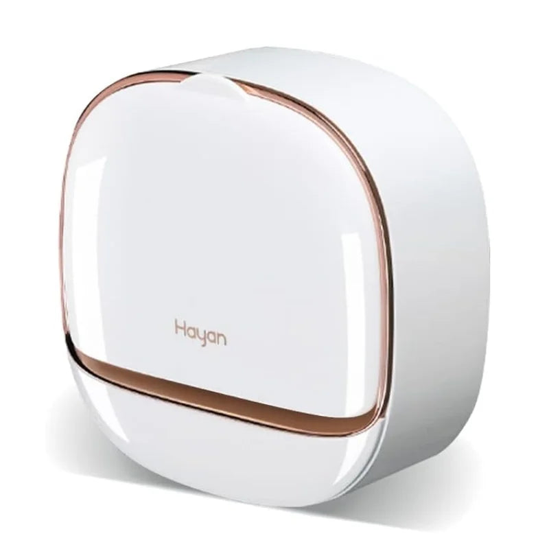 Milky White | Self-Adhesive Wall-Mounted Luxury Soap Holder with Lid and Drainage Tray - Livine Store