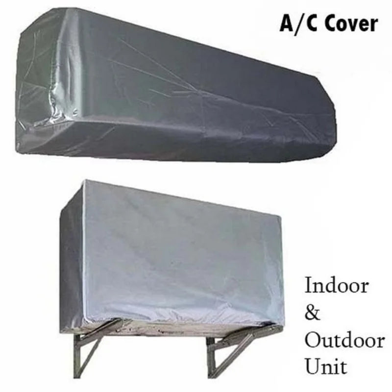 Dust Proof AC Cover Set for 1 Ton | Non-Waterproof Non-Woven Fabric | Indoor & Outdoor Protection (2 Pcs) - Livine Store