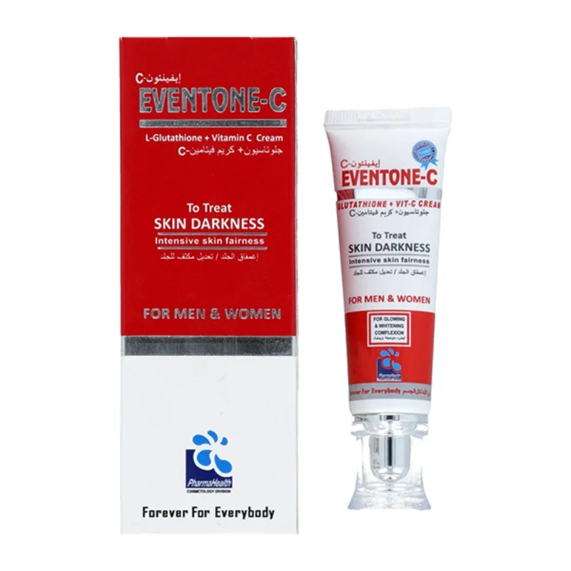 Eventone-C Skin Brightening Cream with L-Glutathione & Vitamin C for Radiant, Even-Toned Skin - Livine Store