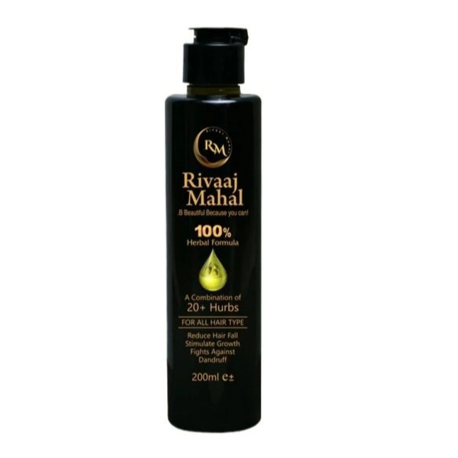 Rivaaj Mahal Herbal Hair Oil 100% | 20+ Herbs for Strong & Healthy Hair - Livine Store