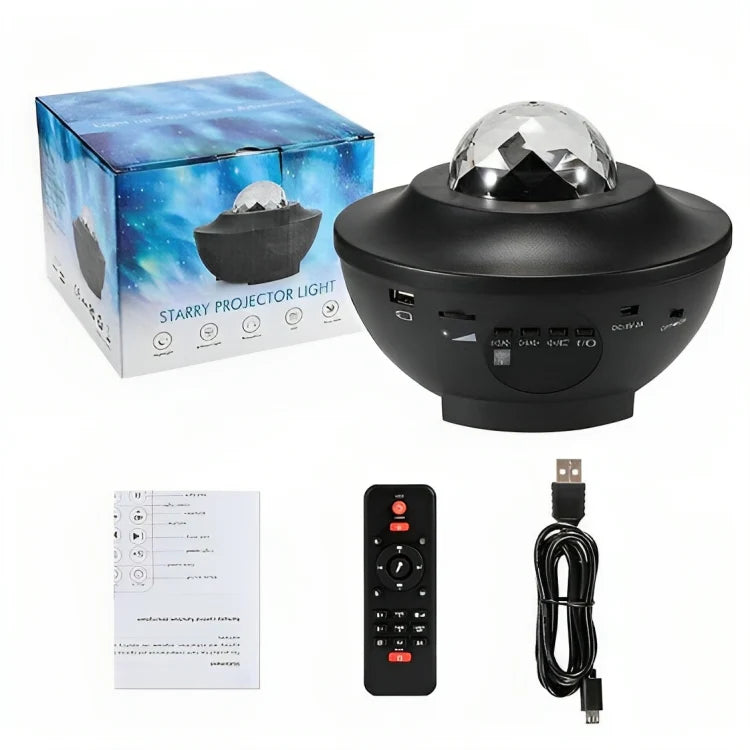Galaxy Star Projector Lamp | LED Nebula Universe Effect & Built-in Speaker - Livine Store