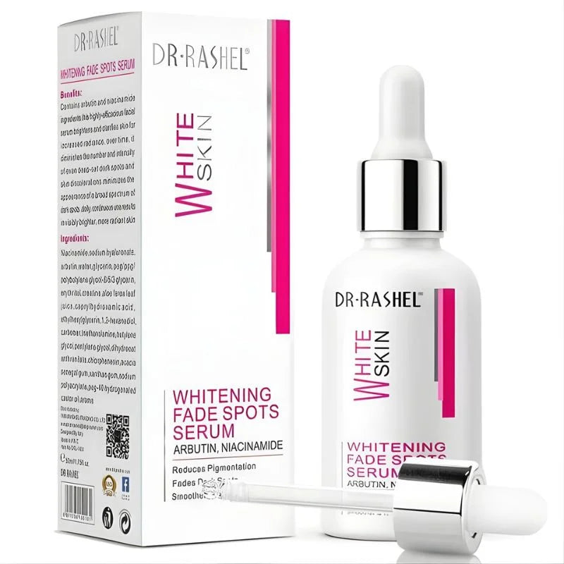 Dr. Rashel Whitening Fade Spots Serum for White Skin | Brightening & Pigmentation Corrector with Arbutin & Niacinamide (50ml) | Imported - Livine Store