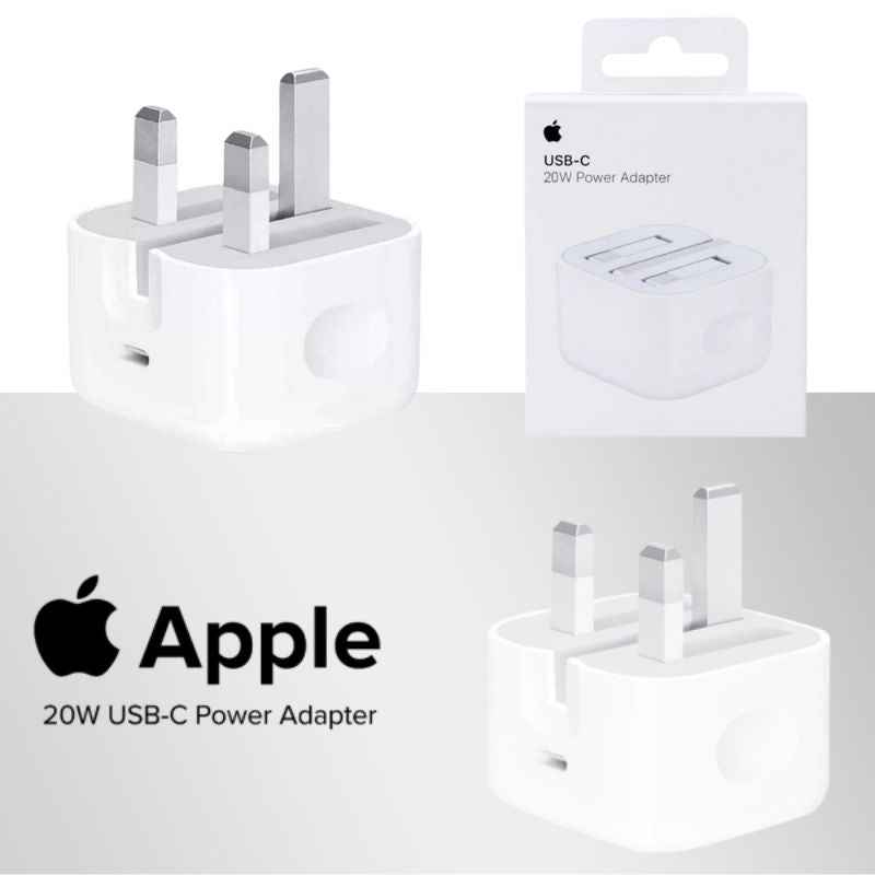 Apple 20W USB-C Power Adapter | Fast Charger | AAA Quality | Compatible with iPhone & iPad - Livine Store