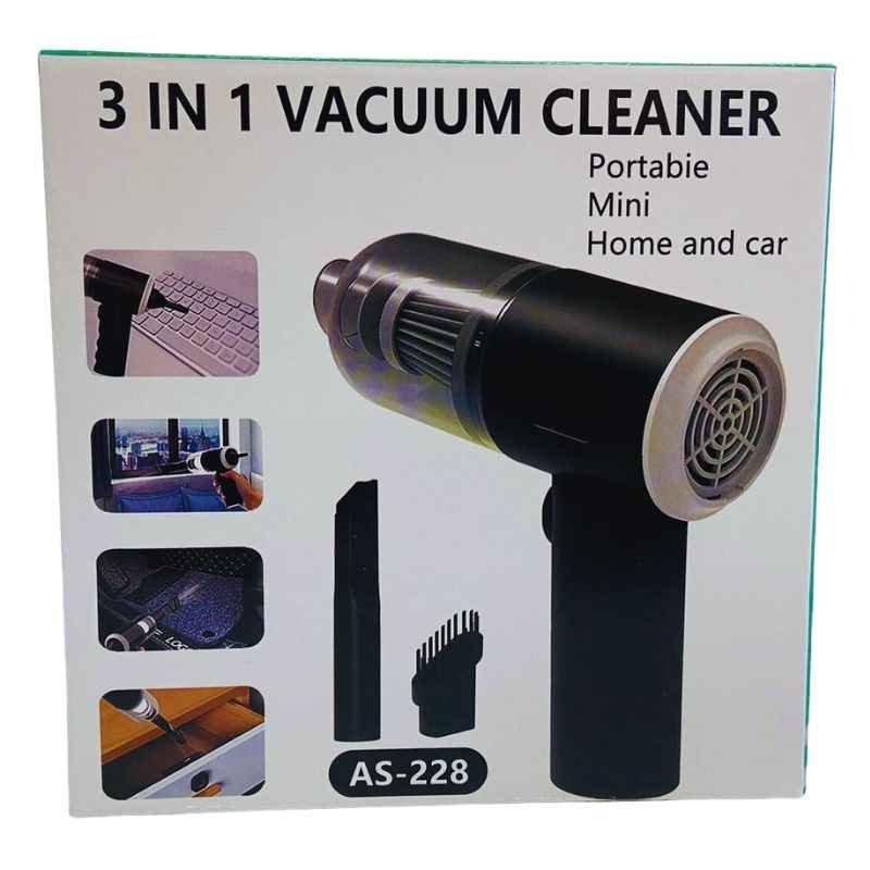 3-in-1 Portable Vacuum Cleaner, Duster & Air Blower | Wireless Handheld Cleaning for Car & Home - Livine Store