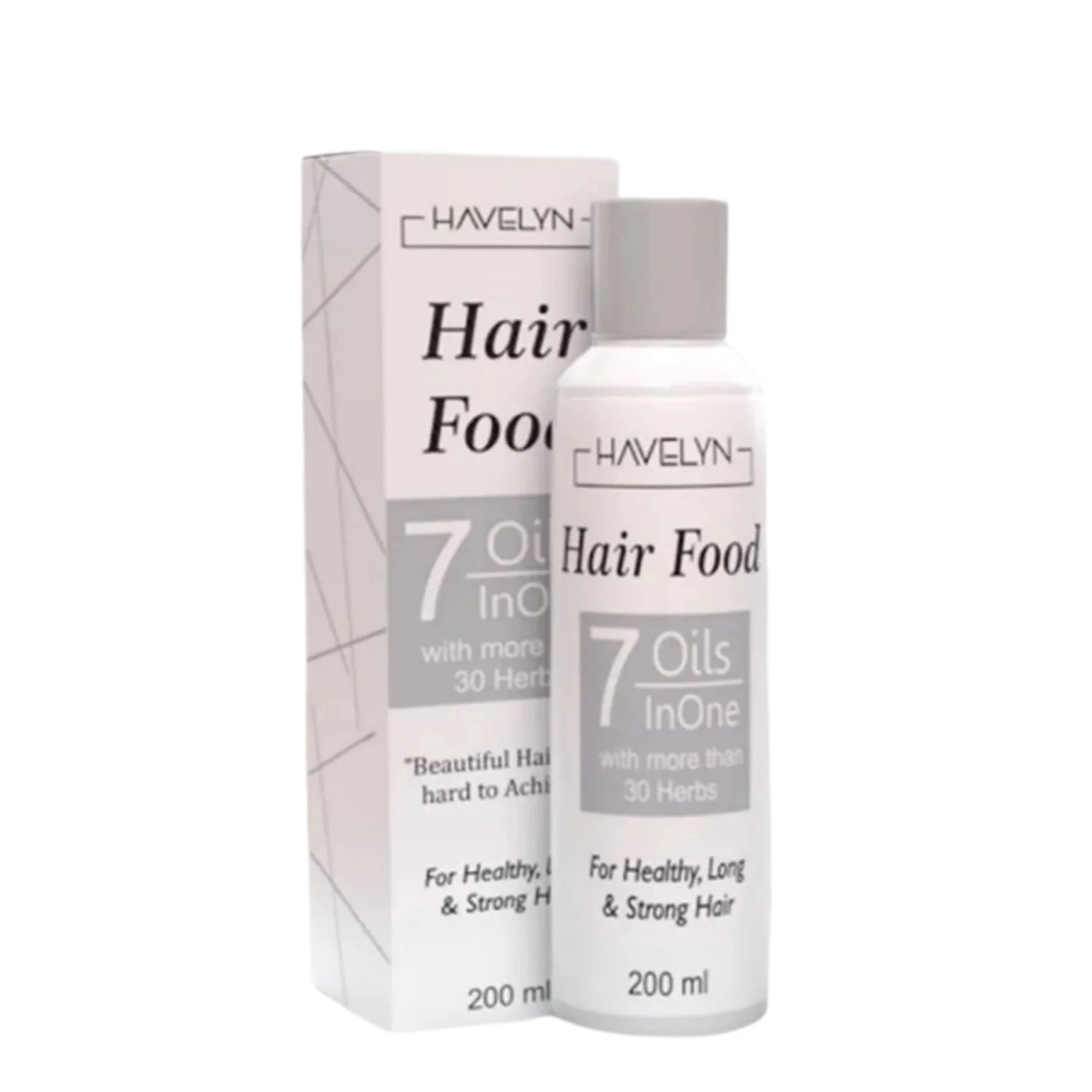 Havelyn Hair Food Oil 200ml | 7 Oils & 30+ Herbal Extracts for Strong & Healthy Hair - Livine Store