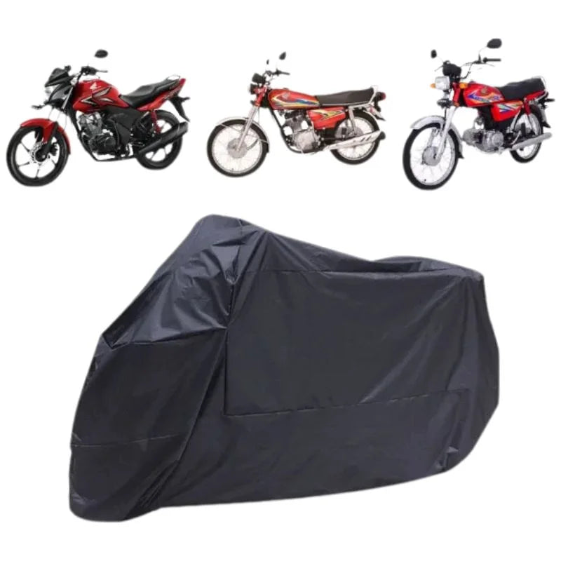 Bike Cover Dust & Water Proof  | Universal 70 & 125CC Scratch & Rust Protection Cover | Random Color - Livine Store