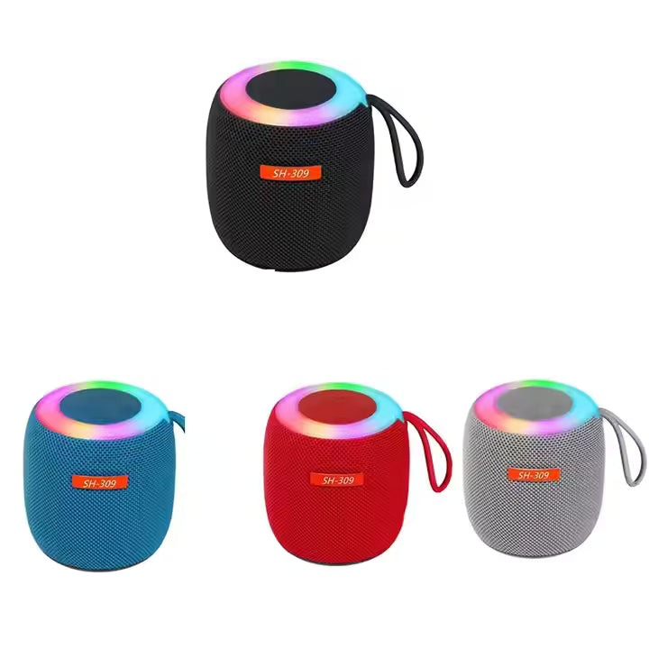 SH-309 Mini Wireless Bluetooth Speaker | Portable 5W Outdoor Speaker | RGB Night Light - Livine Store