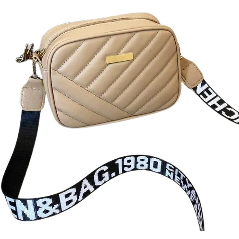 Aura Cream Leather Handbag for Girls & Women | Stylish Shoulder & Crossbody Bag | Daily Use & Gift - Livine Store