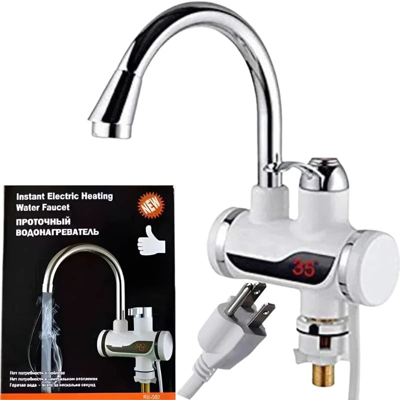 Electric Instant Heating  Faucet  | Digital Temperature Display | Kitchen & Bathroom Hot Water Tap - Livine Store
