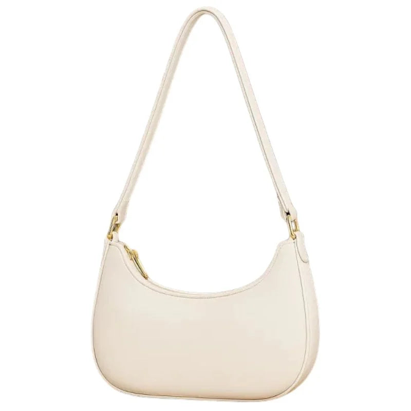 White Luxury Fashion Hand Bag for Girls & Ladies | Stylish Shoulder & Crossbody Bag | Long Strap - Livine Store