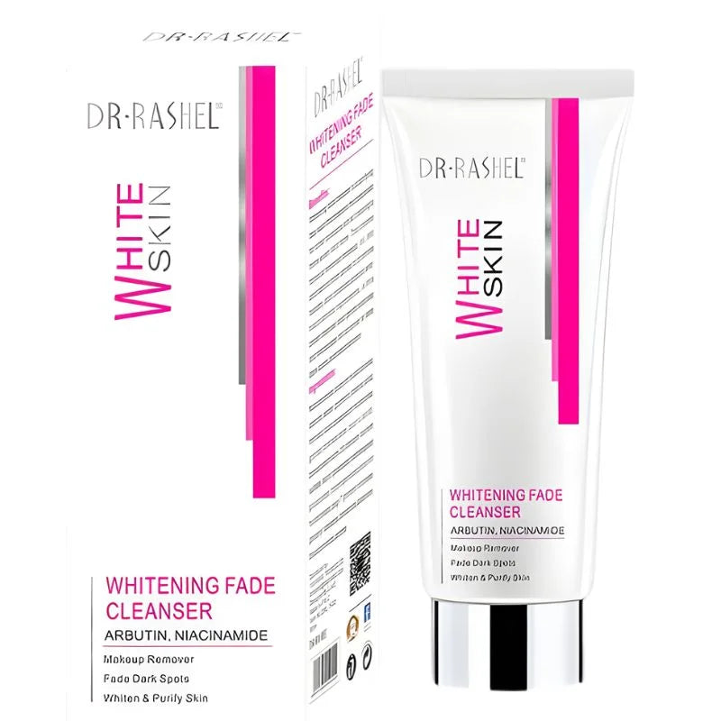 Dr. Rashel Whitening Fade Cleanser | Makeup Remover & Dark Spot Fading Face Wash with Arbutin & Niacinamide (80g) | Imported - Livine Store