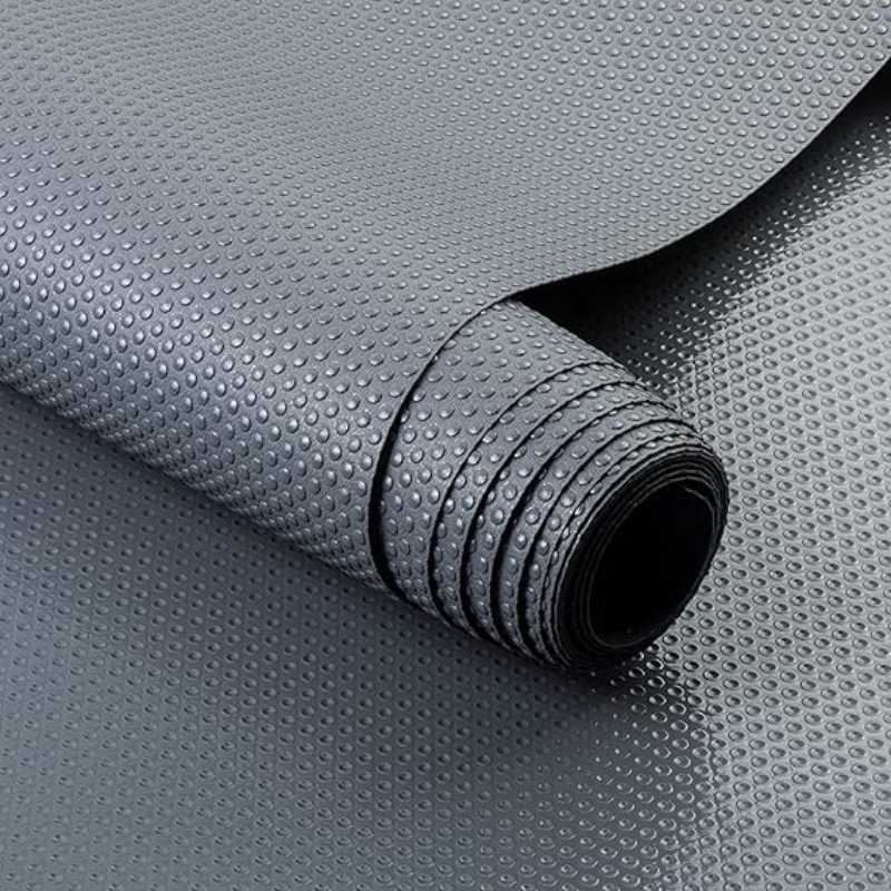 Anti-Slip Fridge & Shelf Mat | Waterproof Washable Liner for Kitchen Drawers Cabinets | Dark Grey - Livine Store