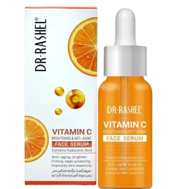 Dr. Rashel Vitamin C Brightening & Anti-Aging Face Serum | Skin Radiance & Wrinkle Repair Formula | 30ml | Imported - Livine Store