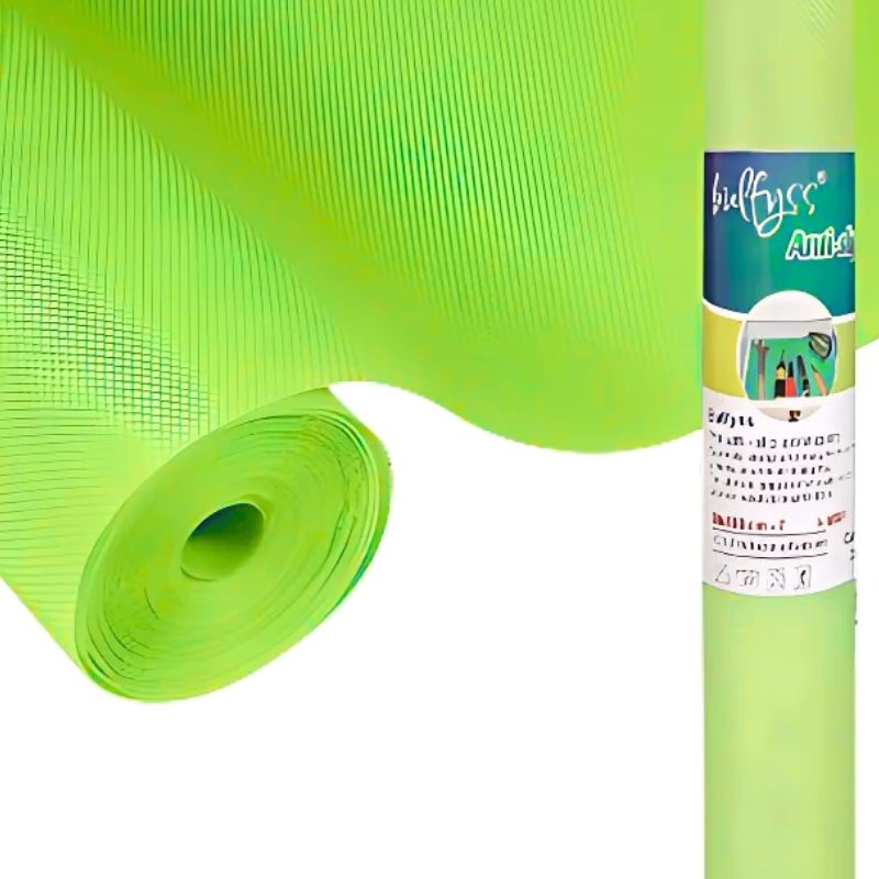 Anti-Slip Fridge & Shelf Mat | Waterproof Washable Liner for Kitchen Drawers Cabinets | Parrot Green - Livine Store