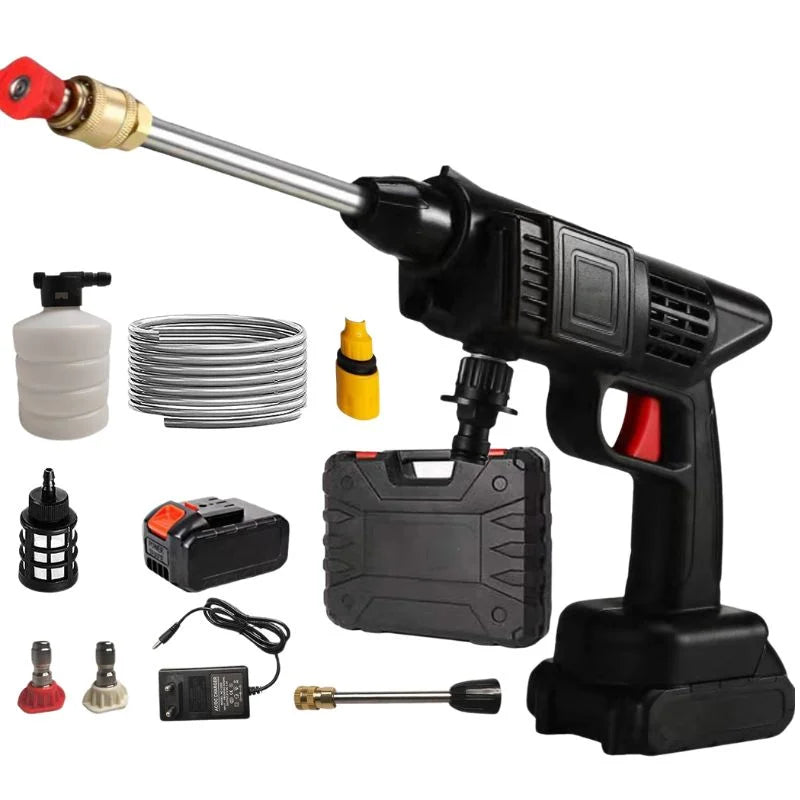 Automatic Cordless Car Wash Spray Gun 48Vf Pakistan | Wireless High Pressure Foam Jet Washer - Livine Store