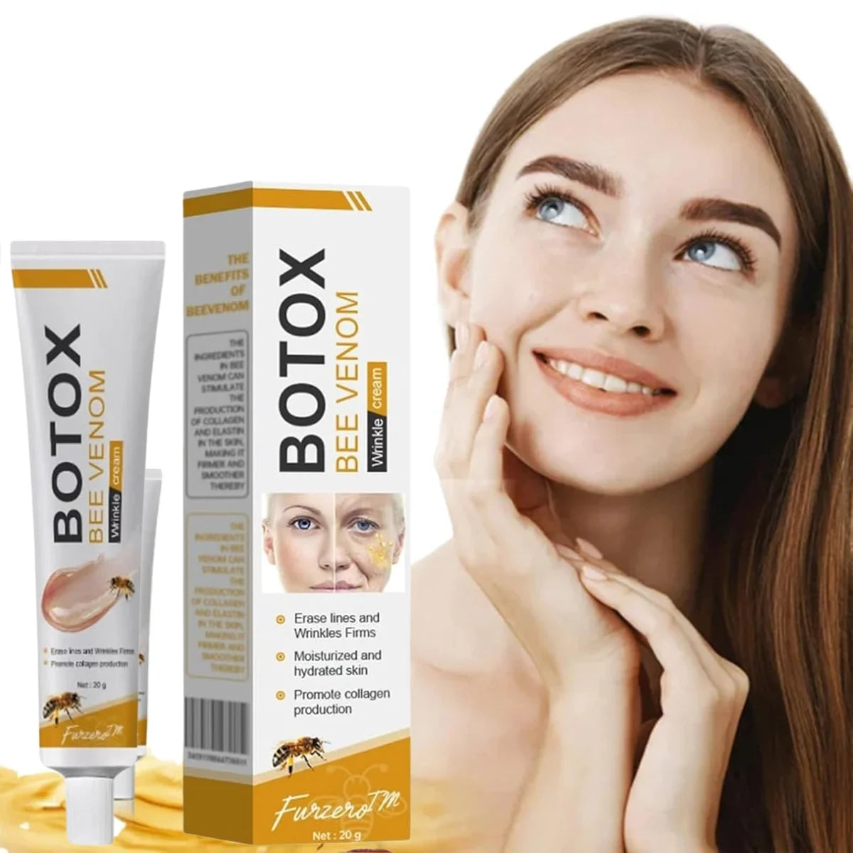 Botox Bee Venom Wrinkle Cream in Pakistan | Anti-Aging & Collagen Boosting Moisturizer - Livine Store