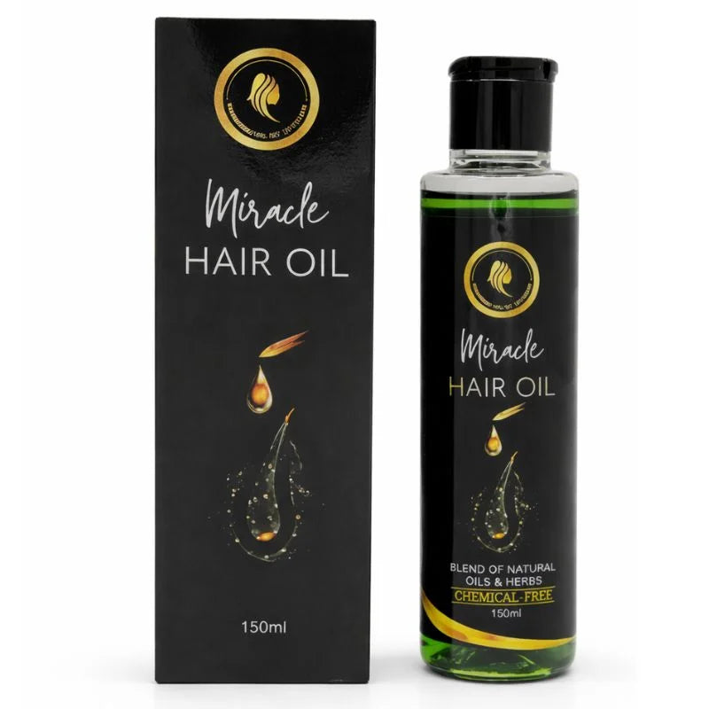 Miracle Herbal Hair Oil 150ml | Hair Growth, Strengthening & Shine Formula - Livine Store