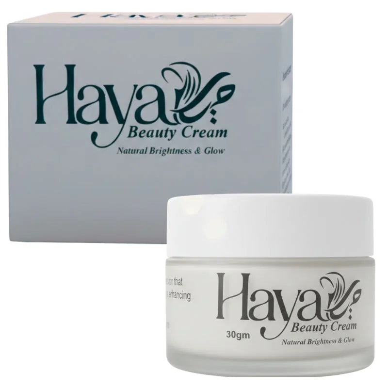 Haya Herbal Beauty Cream 30gm | Brightening & Glow Formula for Radiant Skin - Livine Store