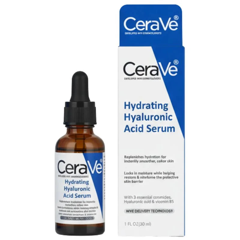CeraVe Hyaluronic Acid Face Serum 30ml | Hydrating, Barrier-Repair & Anti-Aging - Livine Store