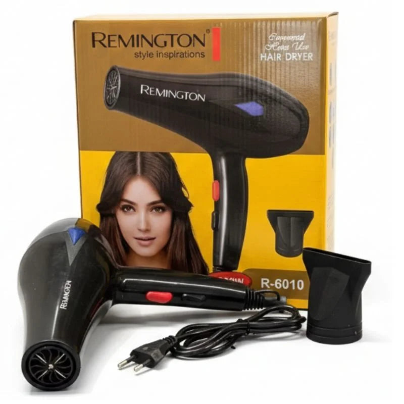 Remington Hair Dryer R-6010 Professional Ionic Dryer with 3 Speed Settings and DC Strong Motor - Livine Store