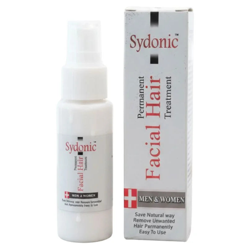 Sydonic Permanent Facial Hair Removal Cream | For Men & Women | Smooth & Painless - Livine Store
