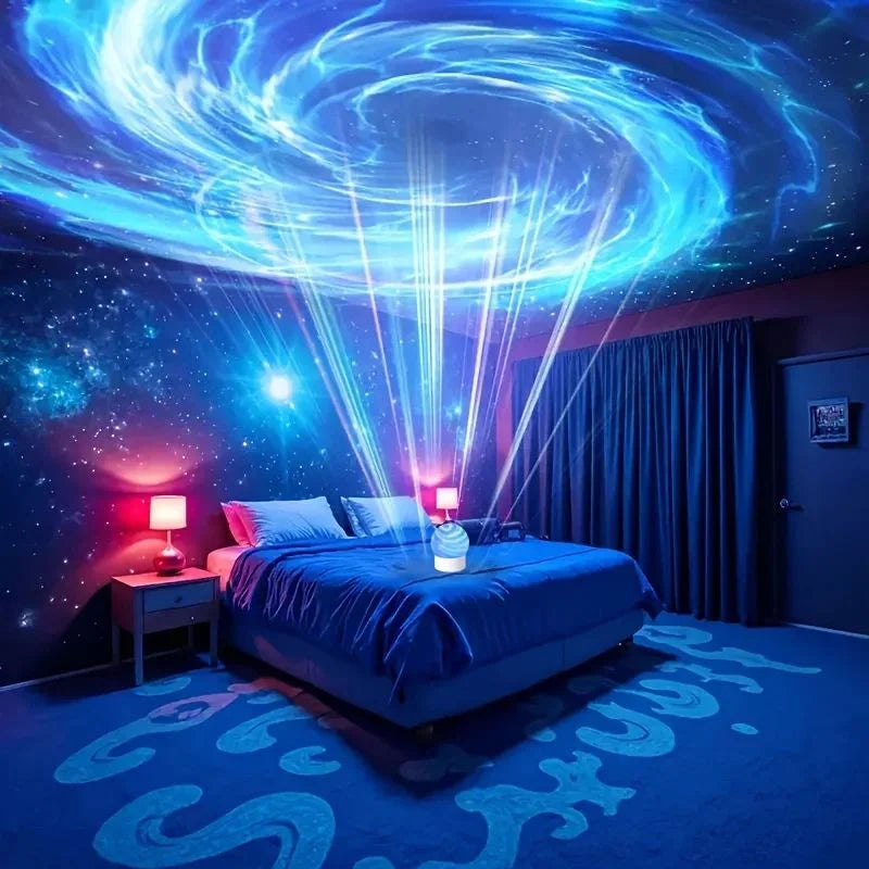 Ocean Wave Projector Light & Northern Aurora Lamp