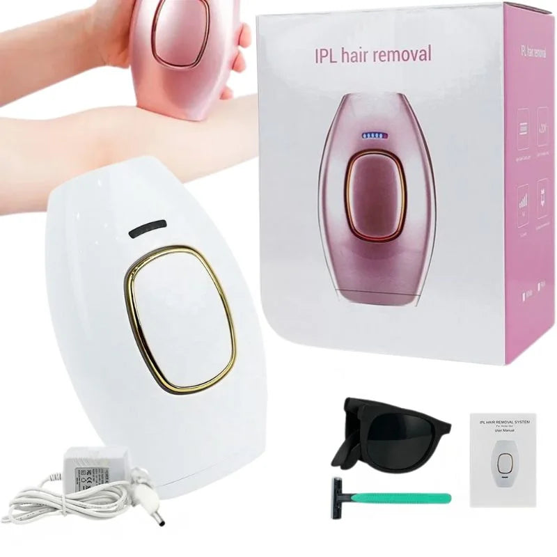 IPL Laser Hair Removal Device for Home Use | Permanent Hair Reduction Epilator | Painless Body Hair Remover - Livine Store