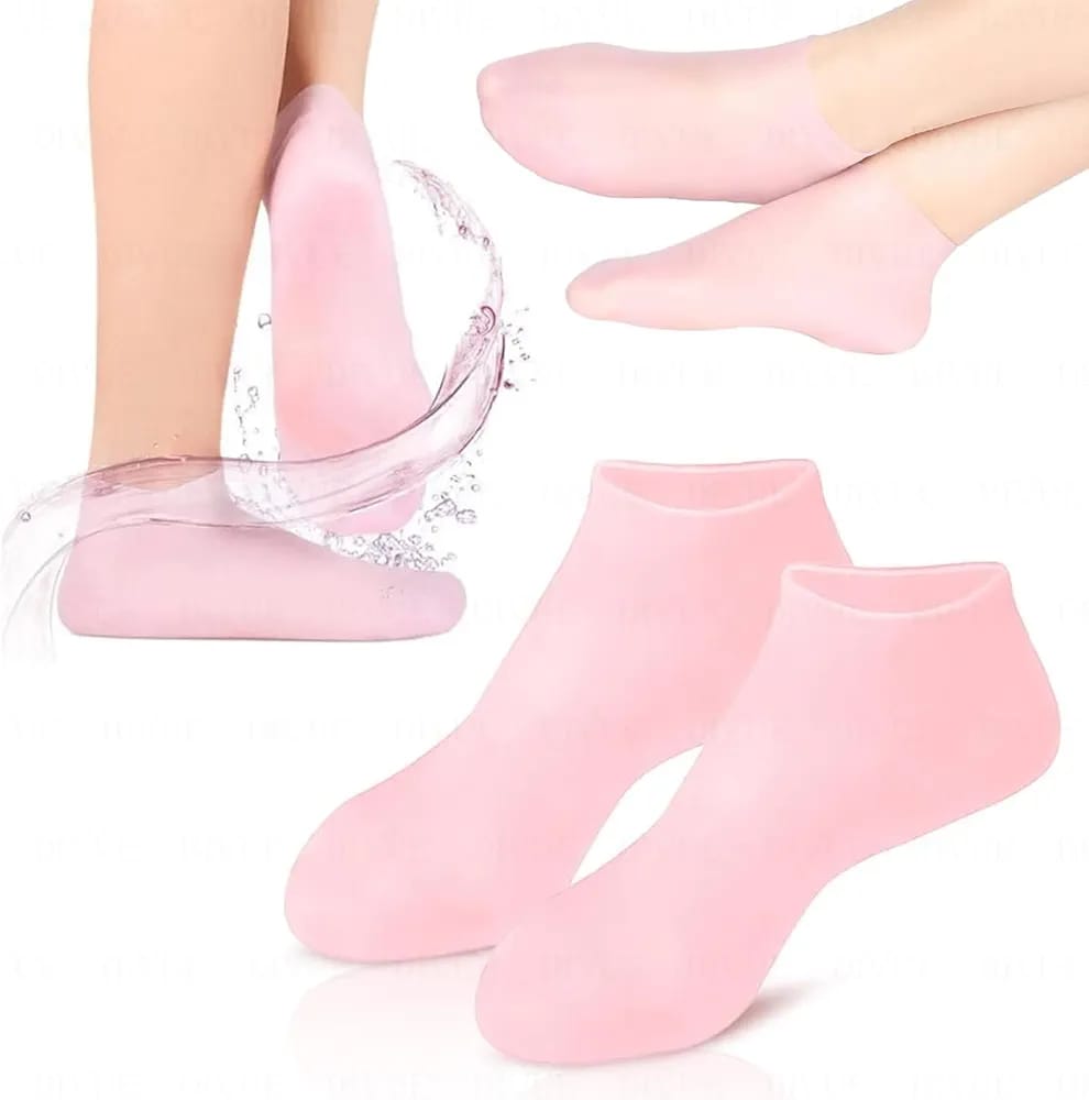 Silicone Jelly Socks | Ultra-Moisturizing Gel Foot Care & Spa Therapy | Without Box - Livine Store