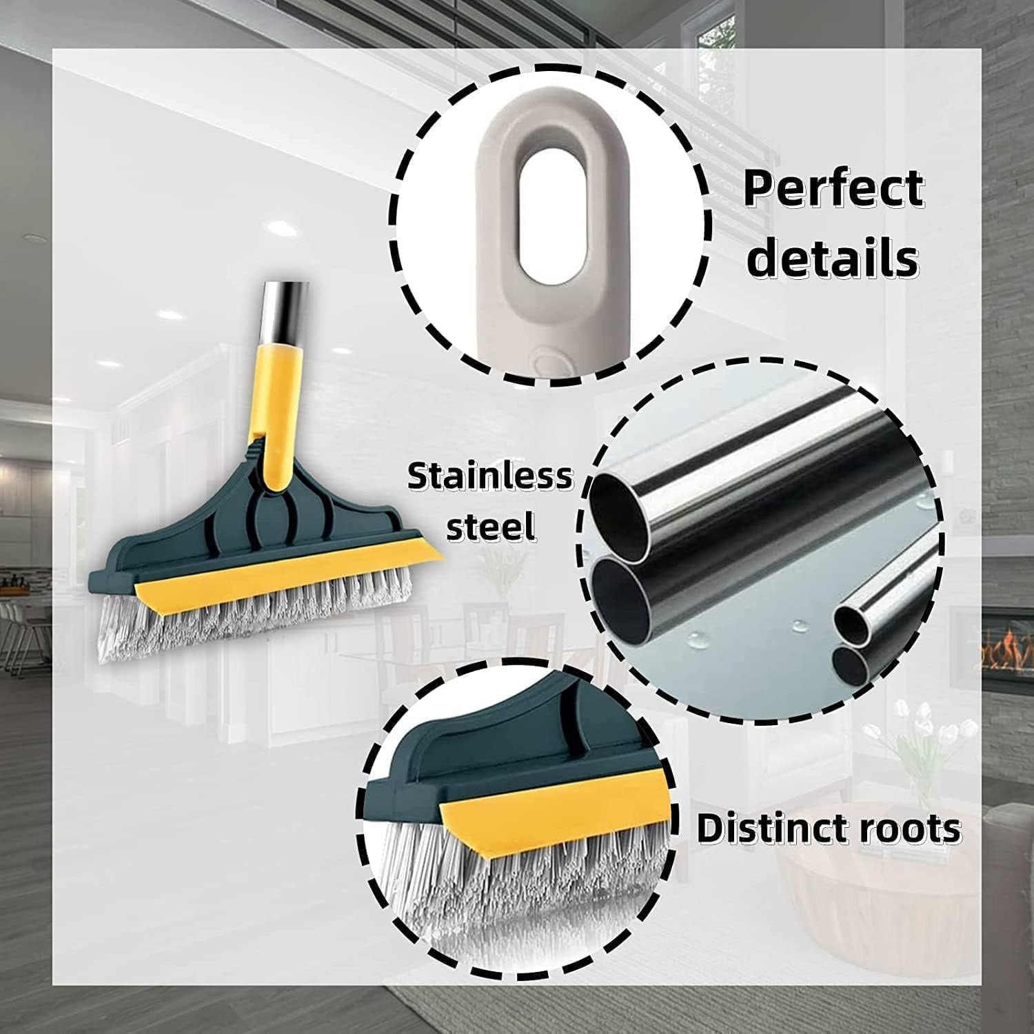Multi-Functional 360° 2in1 Wiper Brush & Mop - Livine Store