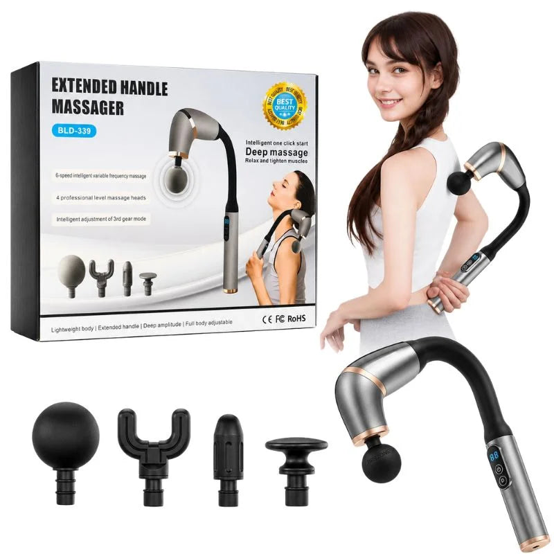Long Handle Fascial Gun Massager | Model: BLD-339